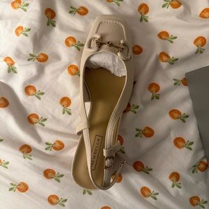 Newbella heeled sling back pumps